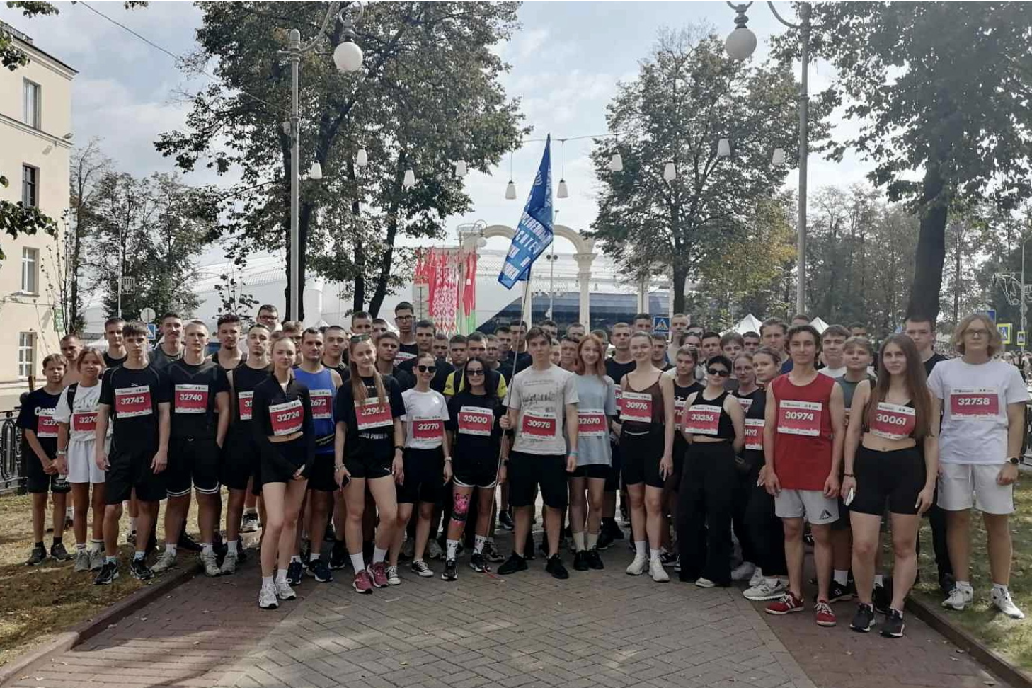 ФОТОФАКТ: БГУИР принял участие в главном беговом празднике страны - Минском полумарафоне